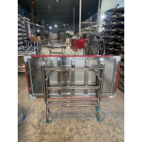 Bàn vuông inox 430 