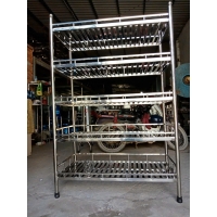 Kệ Chén Inox 3 tầng