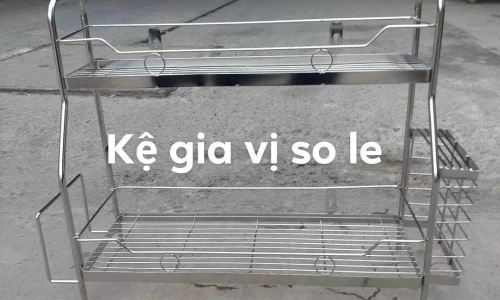 Kệ Gia Vị Đứng Inox Đẹp Và Tiện Lợi