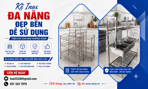 Kệ Inox Đa Năng Đẹp Bền Dễ Sử Dụng